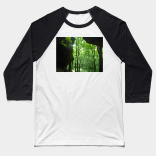 The world beyond the cave. Baseball T-Shirt